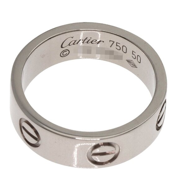 CARTIER 18k White Gold Love Ring #50 - Picture 4 of 6